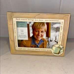 Vtg Hallmark Marjolein Bastin Picture Frame w/ Elegant Accents EUC